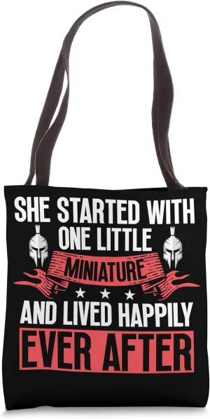 Hand-Painted Miniatures Funny Role-Playing Art Mini Painting Tote Bag