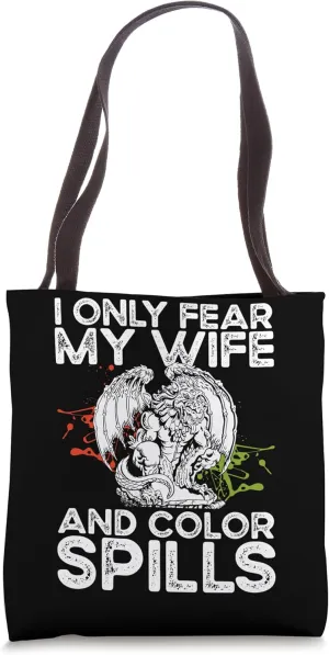 Hand-Painted Miniatures Funny Role-Playing Art Mini Painting Tote Bag