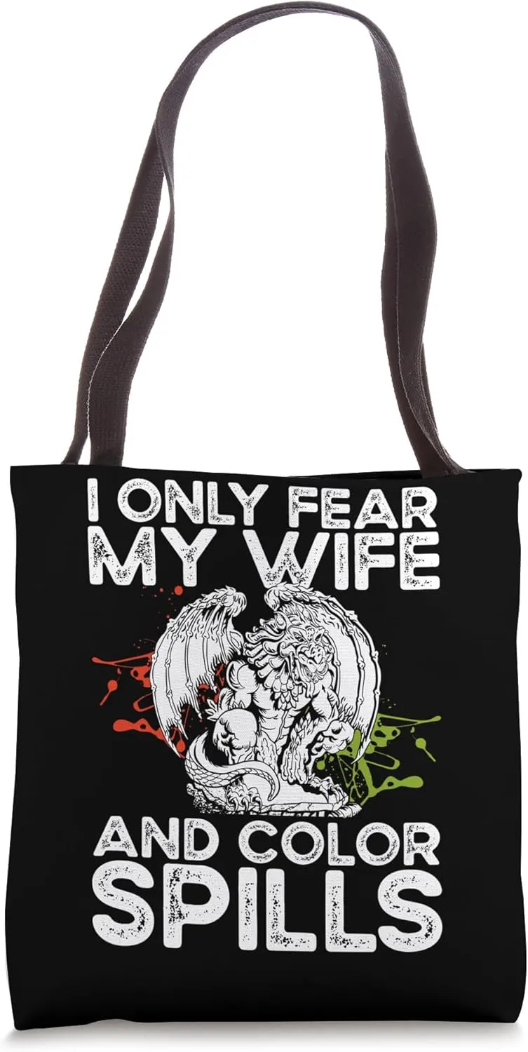 Hand-Painted Miniatures Funny Role-Playing Art Mini Painting Tote Bag
