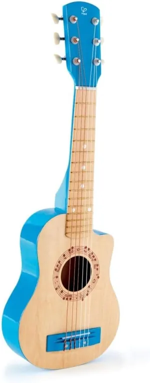 Hape 26 Inch Kids Guitar Toy Musical Instrument - Beginner Wooden Kids Guitar, Musical Toys w/ 4 Tunable Strings