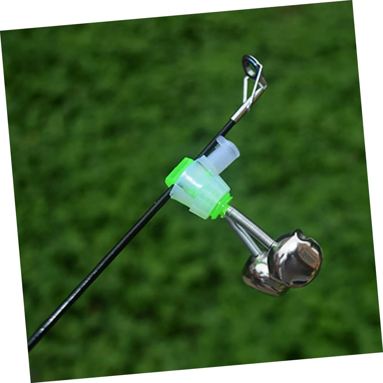 Happyyami 20 Pcs Bite Sound Alert Ring Fishing Tackle Watermelon Lid Fishing Bait Alarm LED Fishing Bells Fishing
