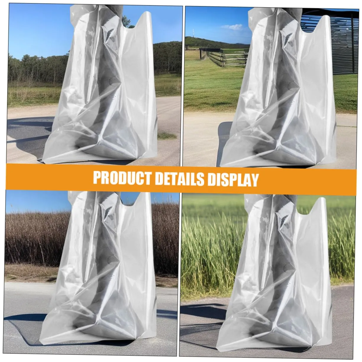 Happyyami 4 Sets Farm Horse Hoof Wrapped Soaker Stylish Hoof Caring Bag for Horses Donkeys
