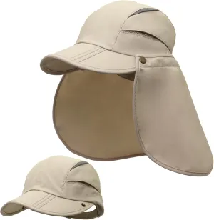 Hat with Neck Protection Detachable Multi-Purpose Summer Sun Hat Sun Protection Breathable Quick Dry UV Protection