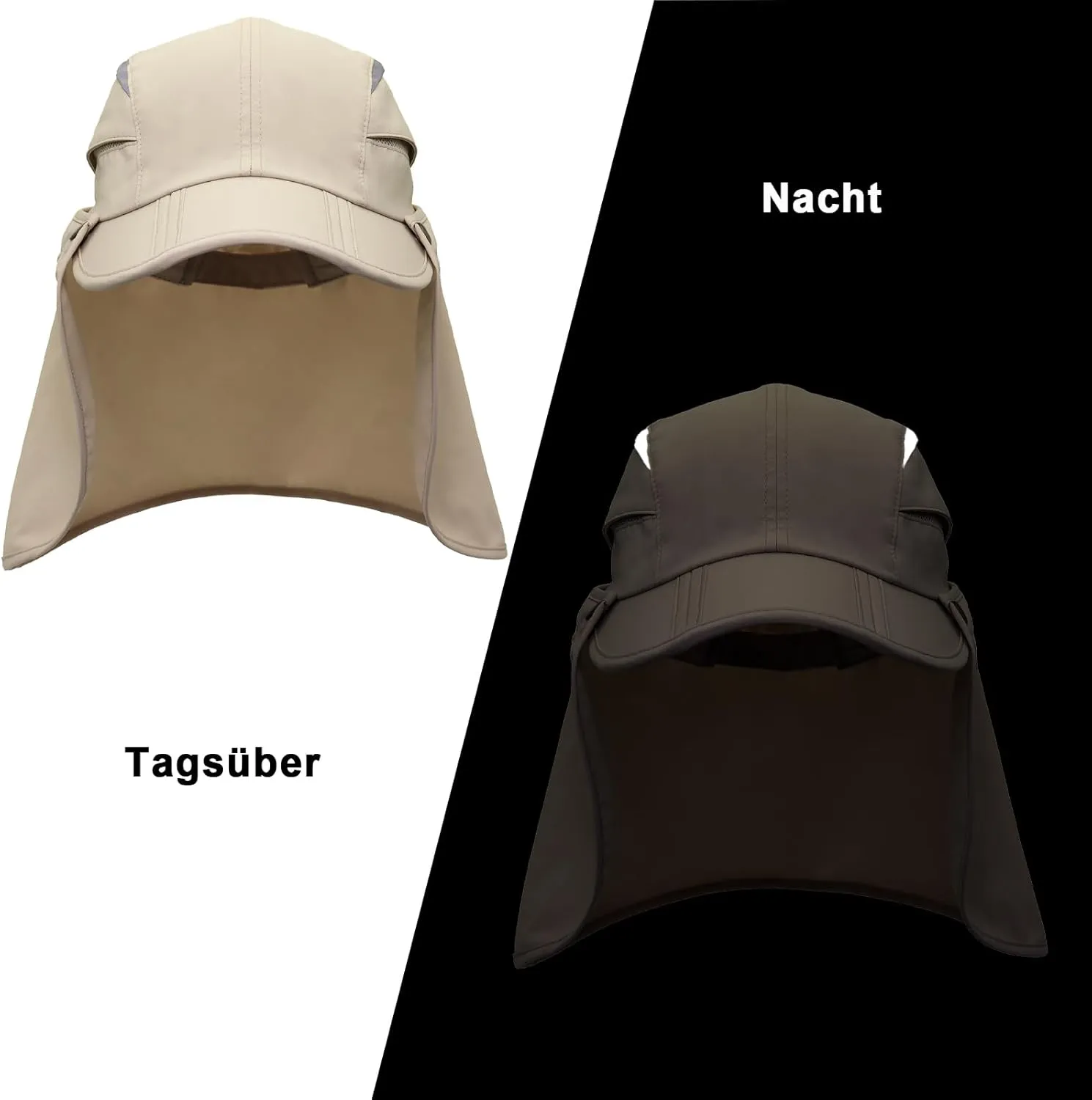 Hat with Neck Protection Detachable Multi-Purpose Summer Sun Hat Sun Protection Breathable Quick Dry UV Protection