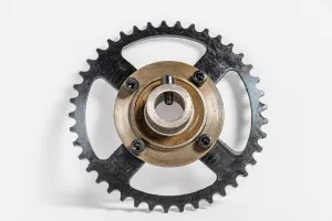 Hi-Gear #420 1/2" Pitch 38T Sprocket Chain Free Wheel Drive w Axle Shaft Hub Adapter (Shaft 5/8")
