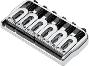 Hipshot 6-String US Fixed Guitar Bridge .125 Chrome