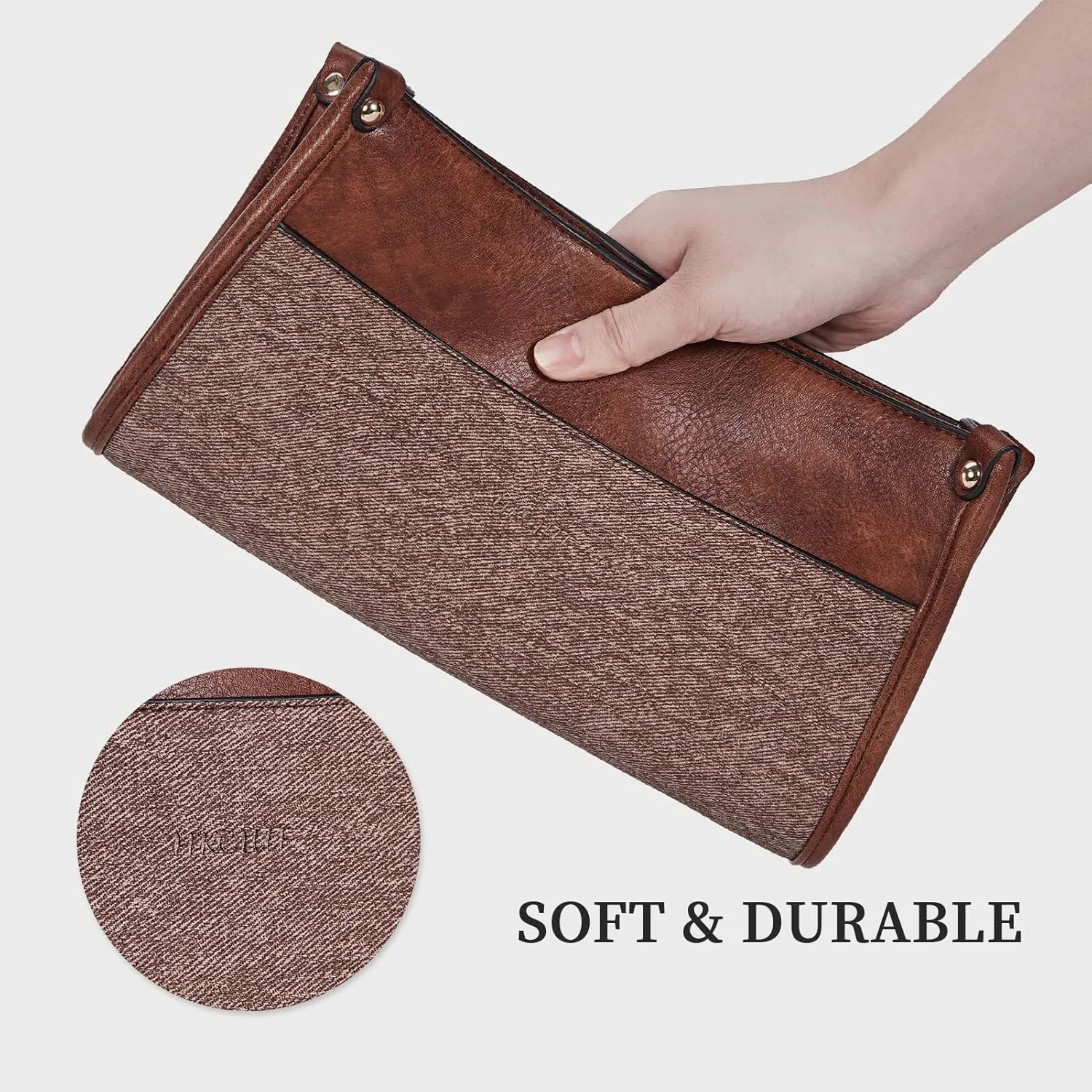 HKCLUF Vegan Leather Crossbody Bags Purse for Women Trendy Tassel Hobo Handbag Women With 2PCS Adjustable Guitar Strap