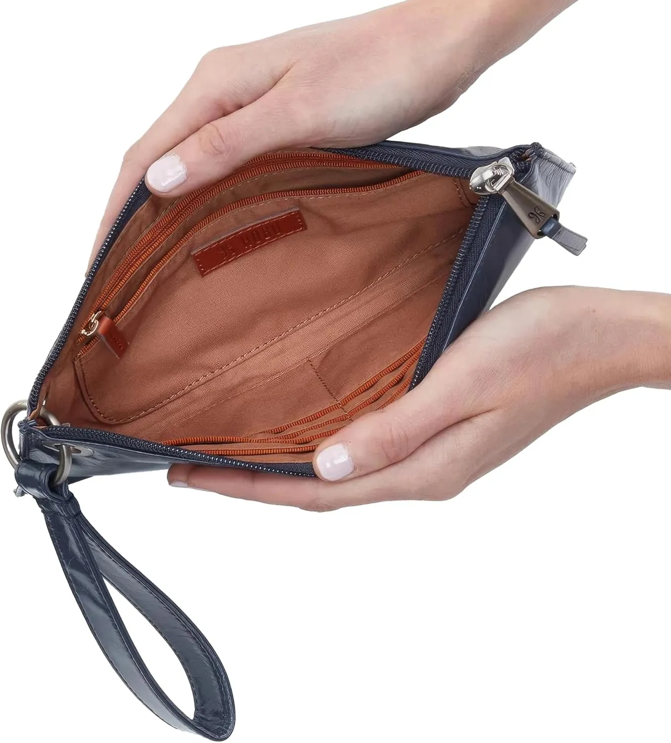 HOBO Vida Leather Wristlet Clutch Bag for Women