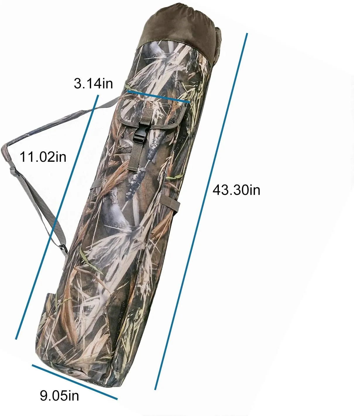 HUNTVP Fishing Rod Reel Case Bag Organizer Travel Carry Case Carrier Holder Pole Tools Storage Bags
