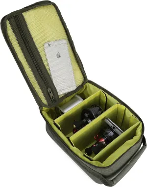 HUNTVP Portable Outdoor Reel & Gear Bag - Water-Resistant Fishing Tackle Carry Storage