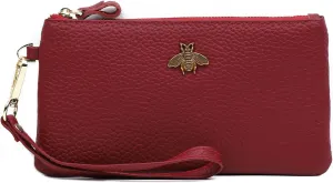imeetu Women's Wristlet Clutch Purse Leather Cell Phone Wallet Handbag with Wrist Strap