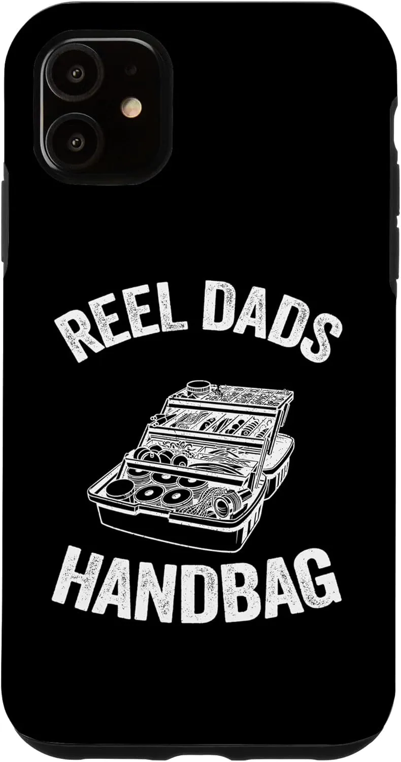 iPhone 11 Reel Dads Handbag Tackle Box Fisherman Bass Fishing Case