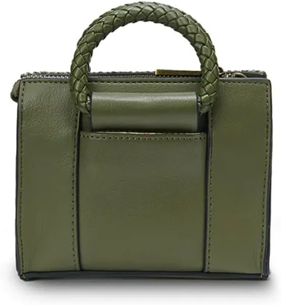 Islander The Mini Arran Tote with Detachable Strap Made of Harris Tweed & Microfibre Leather