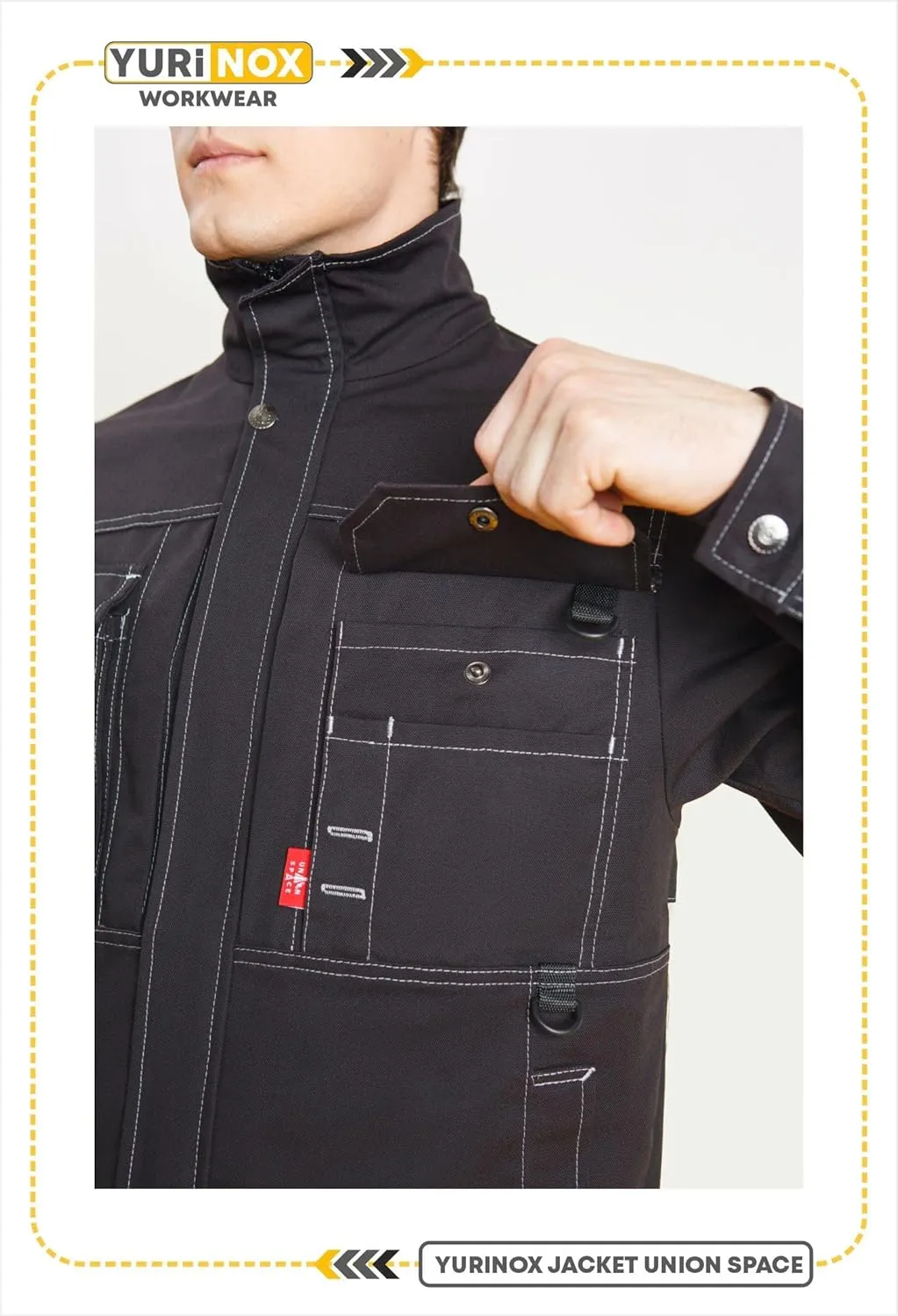 Jacket Unionspace - Double-Stitched - Abrasion Resistant - Moisture Wicking - Tear Resistant - Ventilated