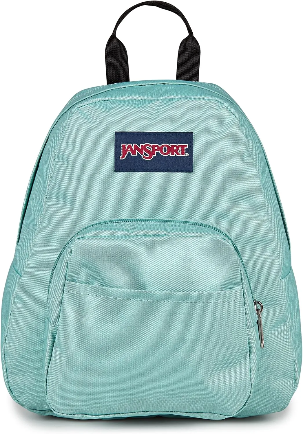 JanSport Half Pint Mini Backpack, 10.2 L - Durable Mini Bag Purse with Adjustable Shoulder Straps, Single Main Compartment, Zippered Stash Pocket, Faded Sage
