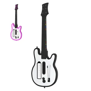 JDDWIN Wireless Guitar for Wii Guitar Hero and Rock Band 2/3 Games With Strap, Compatible With All Nintendo Wii Games