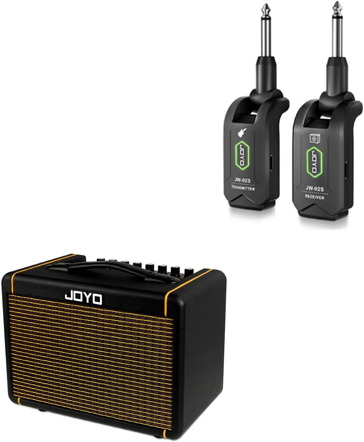 JOYO 20W Acoustic Guitar Amp (AC-20S) and 5.8GHz Wireless Guitar System (JW-02S)