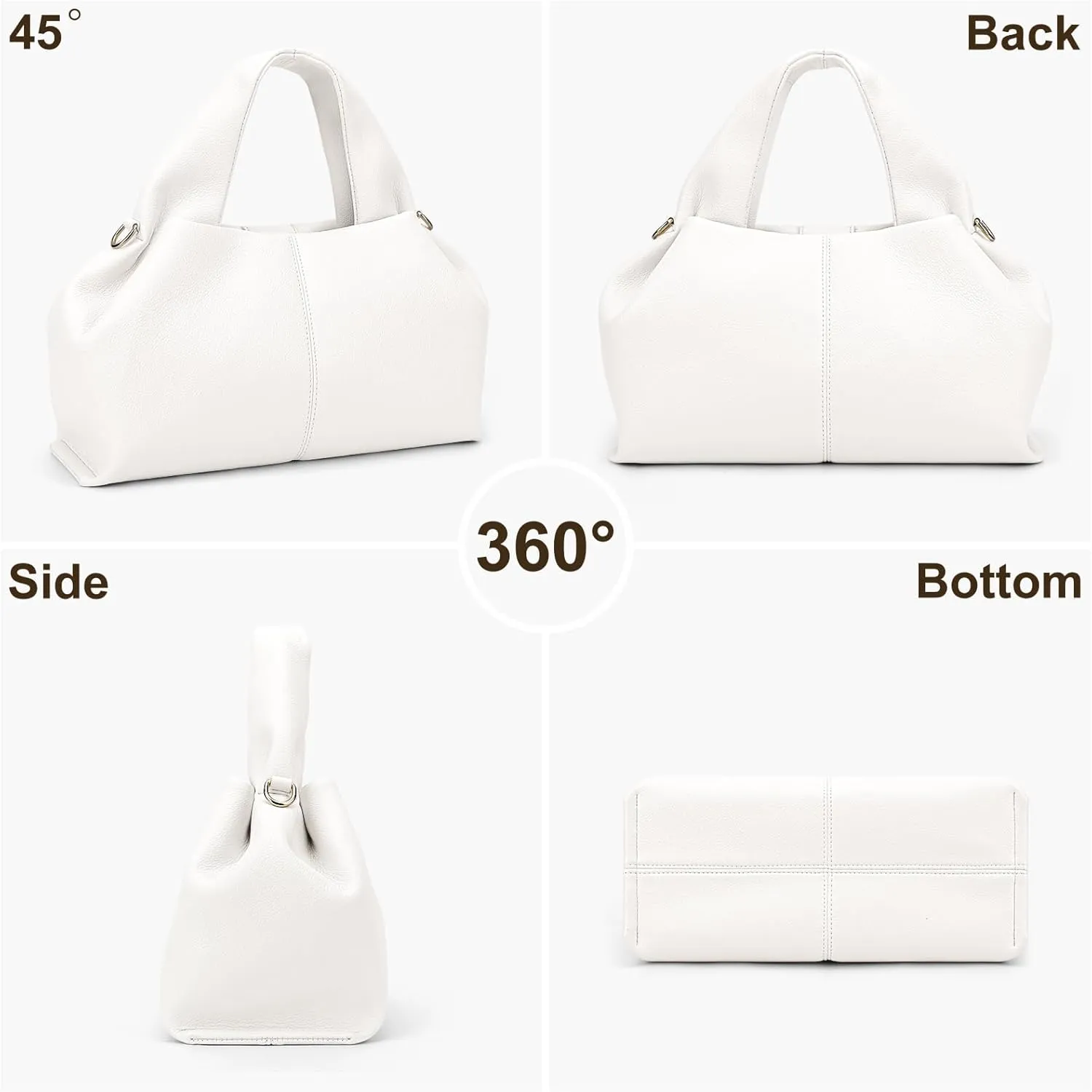 Juoxeepy Crossbody Bag Purse Satchel Handbag for Women Shoulder Bag Chic Dumpling Cloud Bag Clutch Purse