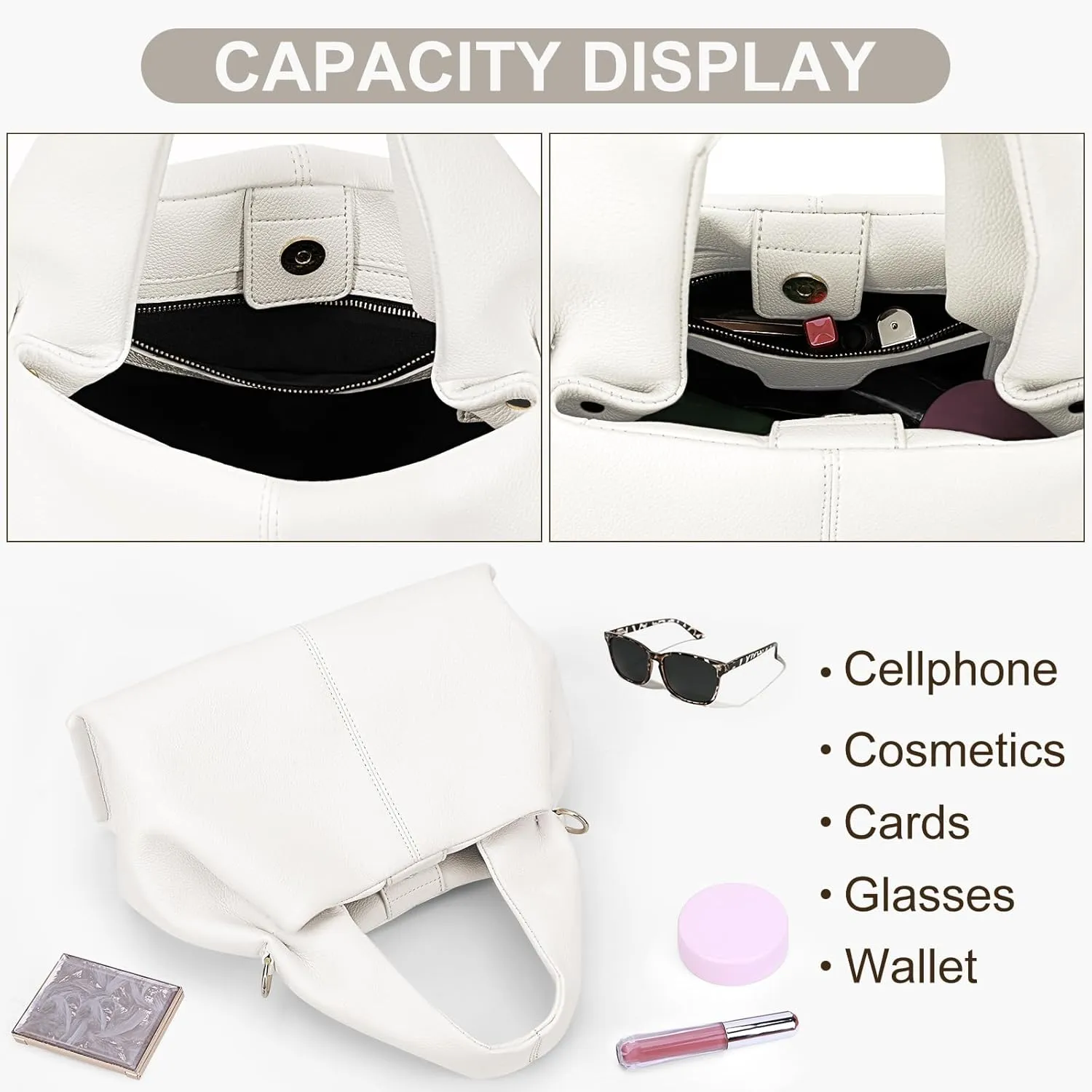 Juoxeepy Crossbody Bag Purse Satchel Handbag for Women Shoulder Bag Chic Dumpling Cloud Bag Clutch Purse