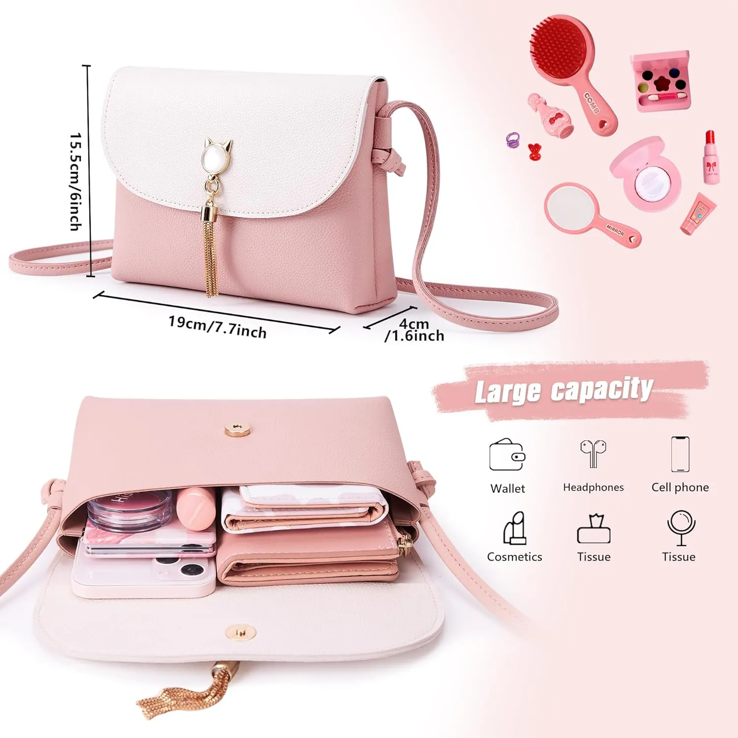 KALIDI Dumpling Clutch for Women Summer Beach Soft Cloud Purse Casual Handbag