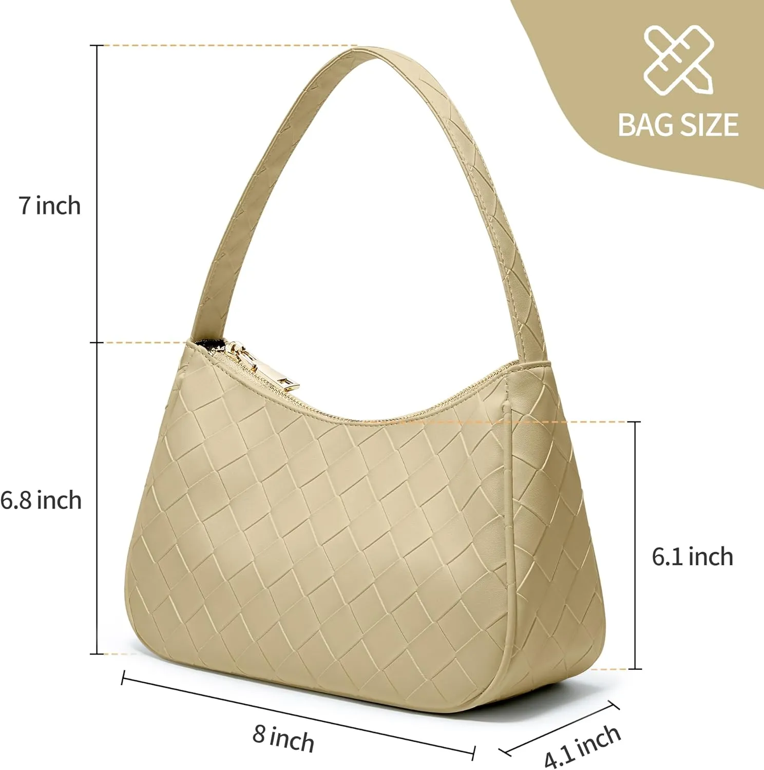 KALIDI FANCY FOREST Shoulder Bags for Women,Cute Hobo Bag Tote Handbag women's handbags Fashion Mini Clutch Purse