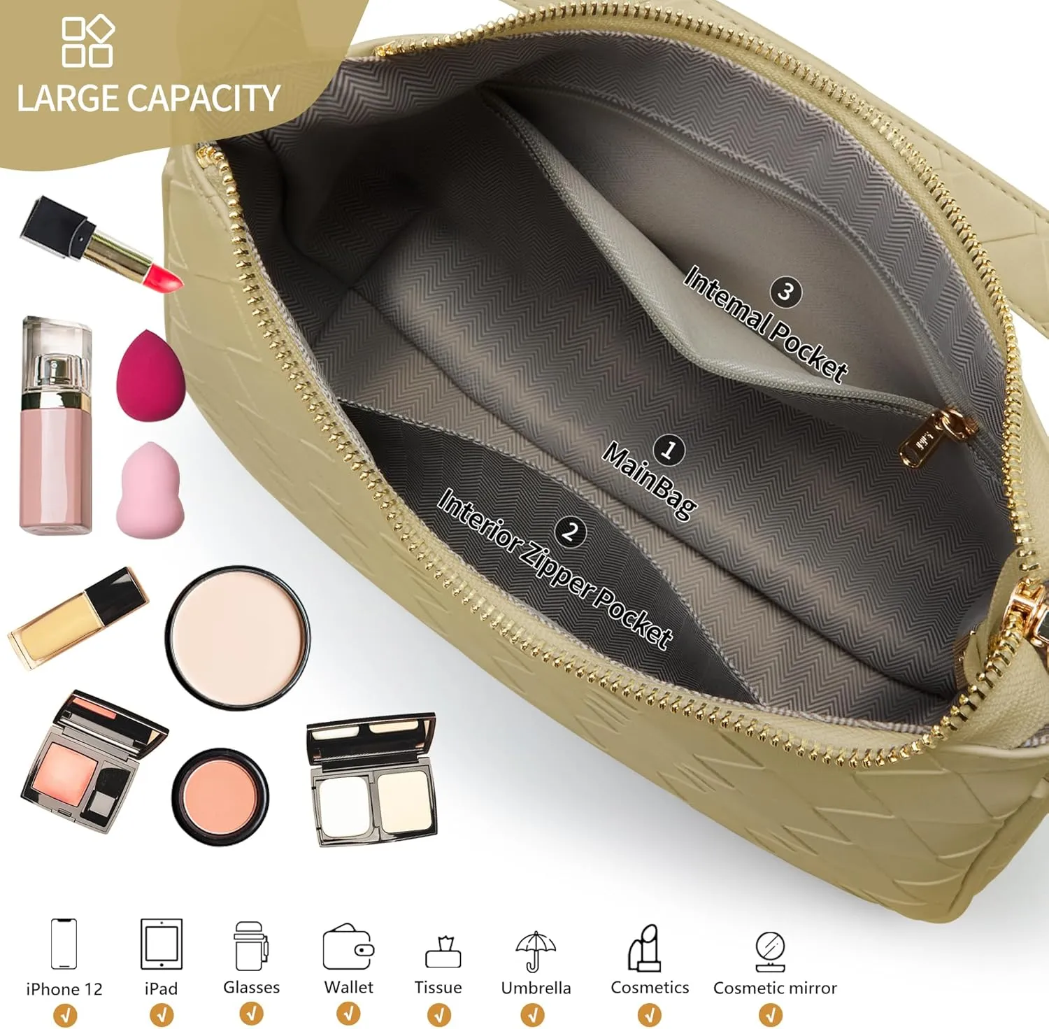 KALIDI FANCY FOREST Shoulder Bags for Women,Cute Hobo Bag Tote Handbag women's handbags Fashion Mini Clutch Purse
