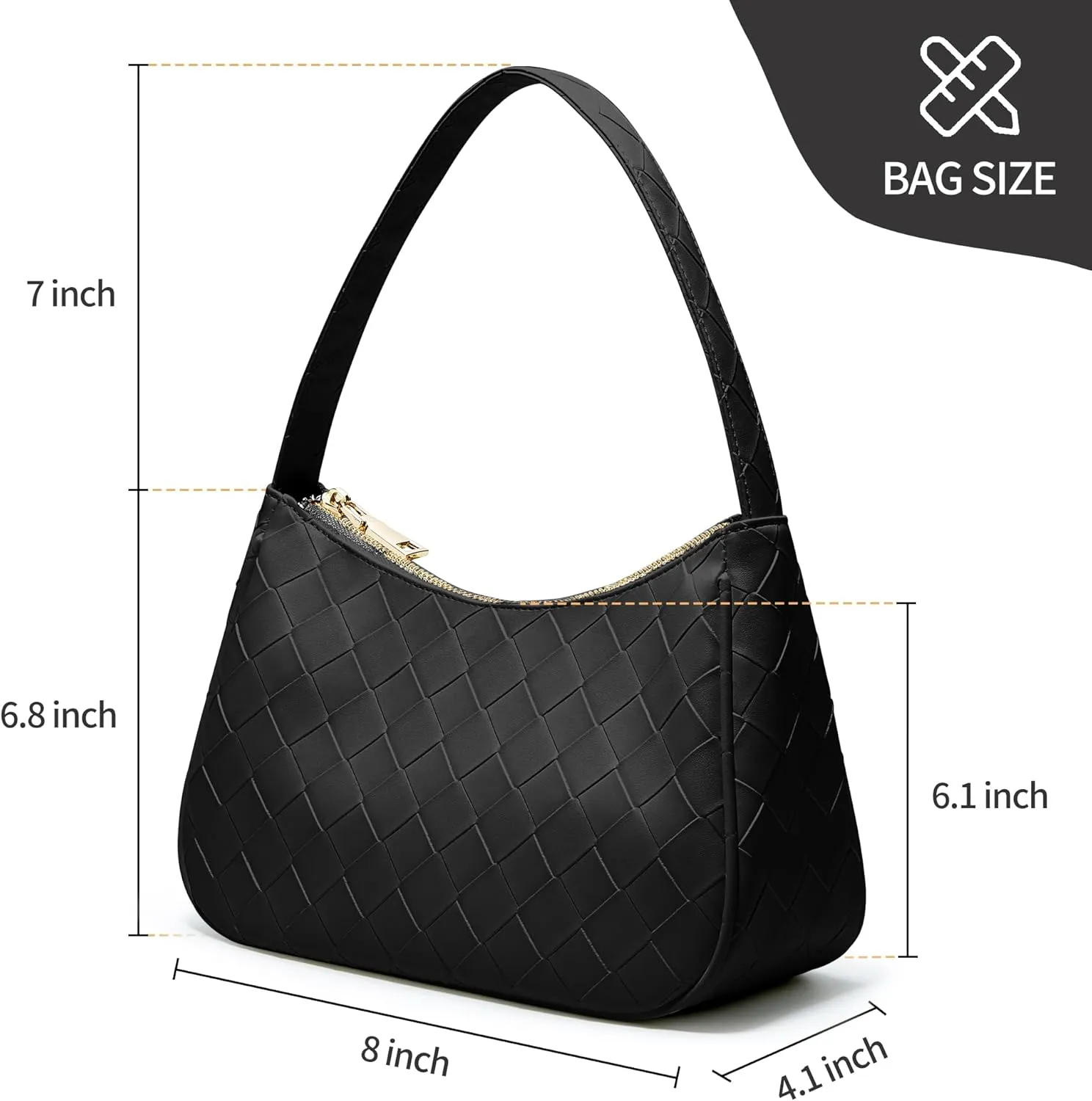 KALIDI FANCY FOREST Shoulder Bags for Women,Cute Hobo Bag Tote Handbag women's handbags Fashion Mini Clutch Purse