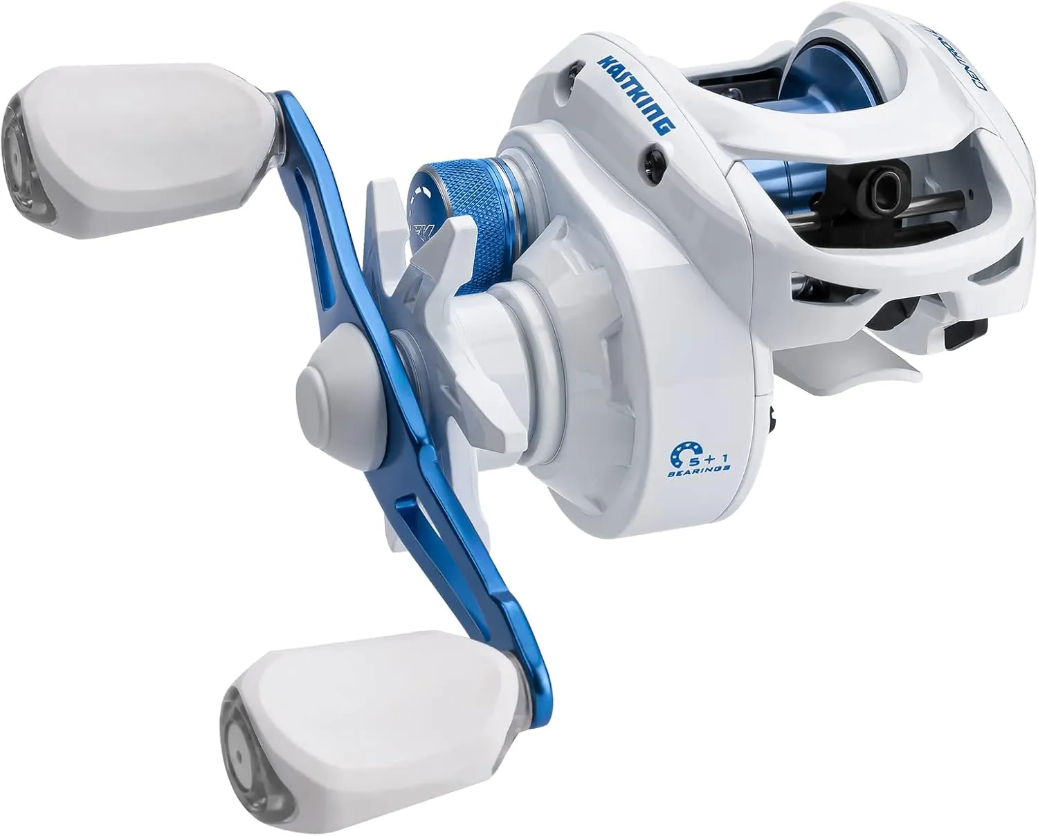 KastKing Centron Lite Baitcasting Fishing Reel – Lightweight, Glass Fiber Infused Nylon Frame – 7.6 OZ – 5   1 Anti-Reverse Ball Bearings, 7.1:1 High-Speed Gear Ratio Fishing Reel with Compact Design