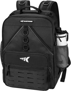 KastKing Karryall Medium Fishing Tackle Daily Backpack, Large Storage Water-resistant Fishing Bag Store Gear and Equipment