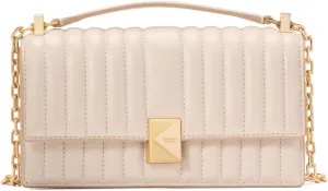 kate spade new york Deco Quilted Leather Mini Flap Chain Crossbody