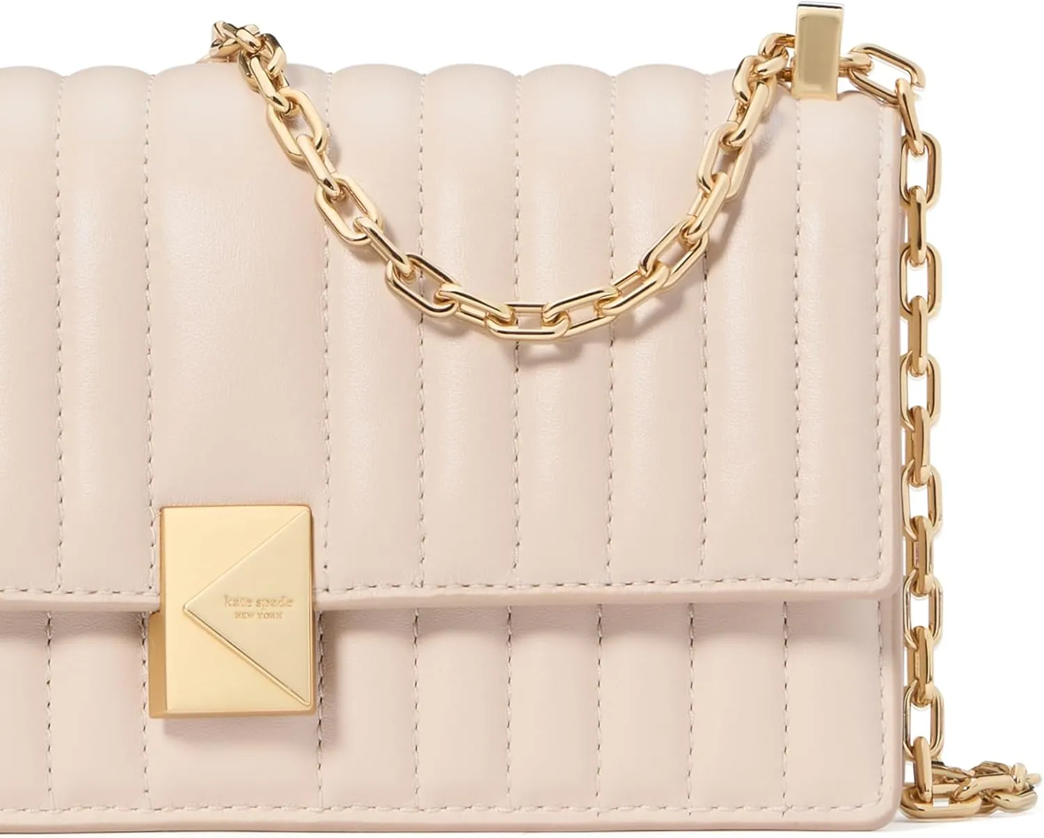 kate spade new york Deco Quilted Leather Mini Flap Chain Crossbody