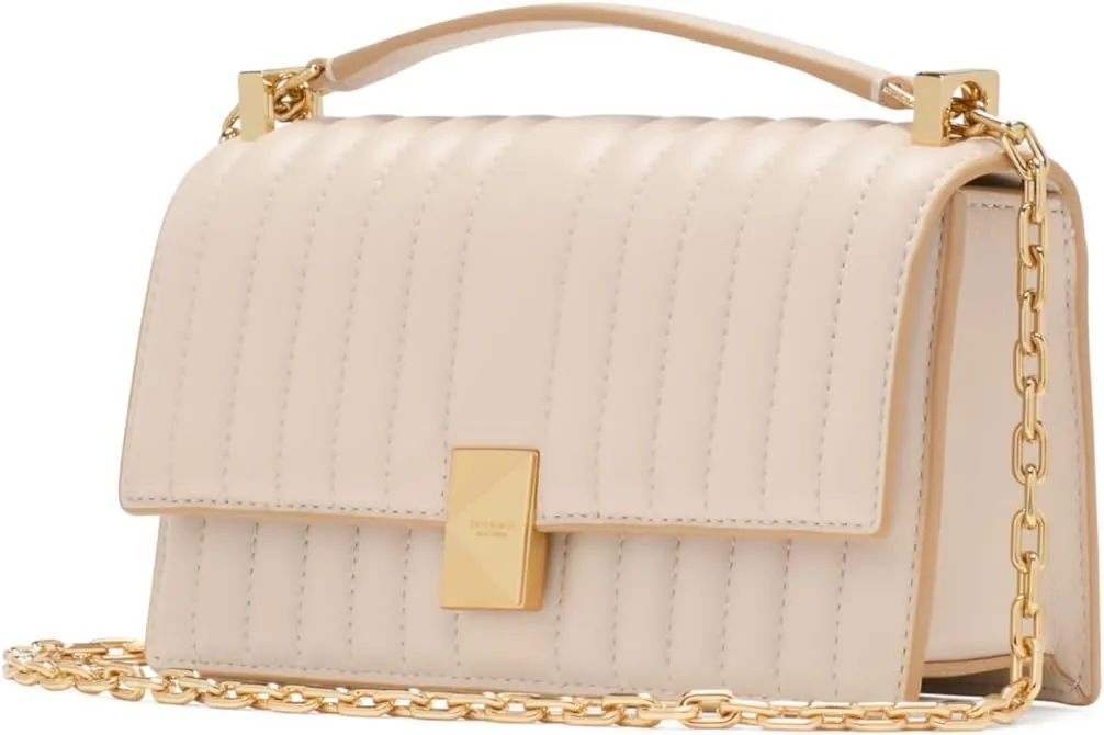 kate spade new york Deco Quilted Leather Mini Flap Chain Crossbody