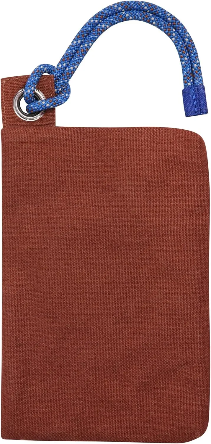 KAVU Yam Zip Rope Wristlet Clutch Wallet Pouch - Sepia Sky