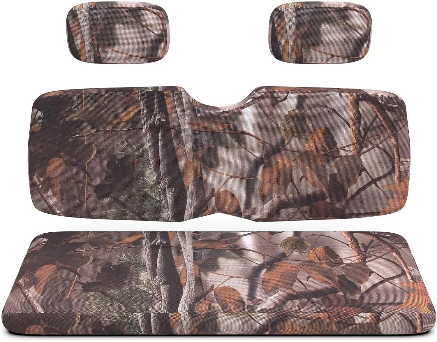 KEMIMOTO UTV Seat Covers Waterproof 1680D Compatible with Ranger 500 700 800 2002-2008, Camo Bench Seat Cover with Durable Fabric and Waterproof PVC Coating，Parts Accessories