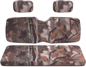KEMIMOTO UTV Seat Covers Waterproof 1680D Compatible with Ranger 500 700 800 2002-2008, Camo Bench Seat Cover with Durable Fabric and Waterproof PVC Coating，Parts Accessories