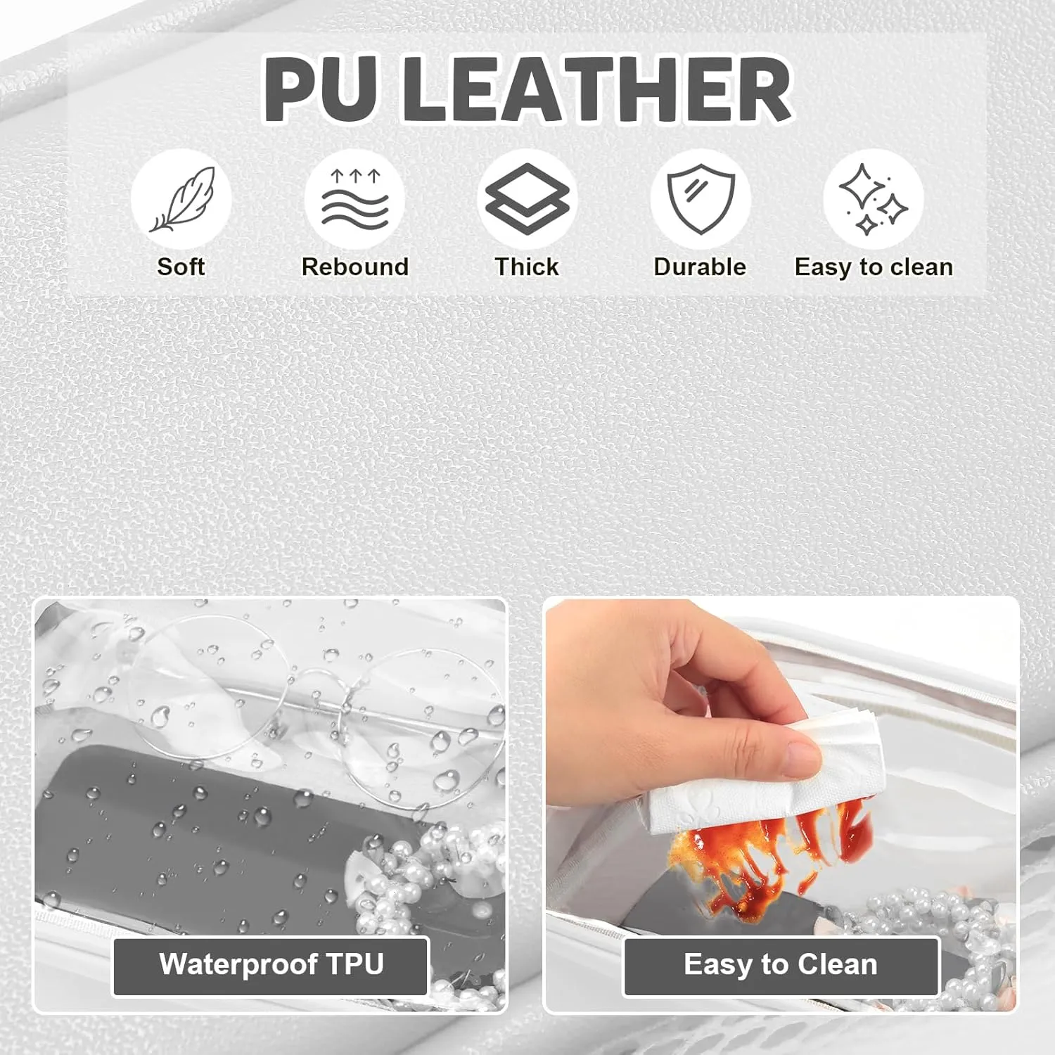 KETIEE Clear Crossbody Bag, Stadium Approved Clear Purse Bag for Concerts Sports Events Festivals
