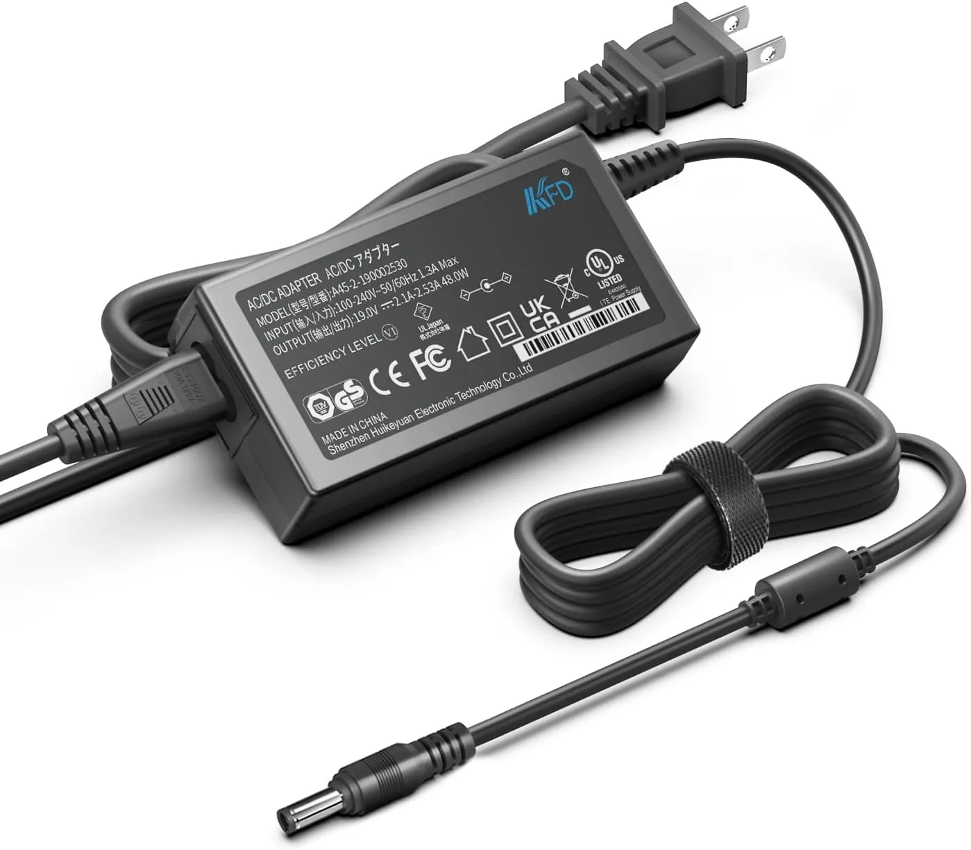 KFD 19V AC DC Adapter for Positive Grid Spark 40 40-US 40US 40 Watt Guitar Amplifier Acoustic Electric Bass Amp Spark40 PositiveGrid Moso MSA-Z2500IC19.0-48W-Q Power Supply Cord Cable Charger