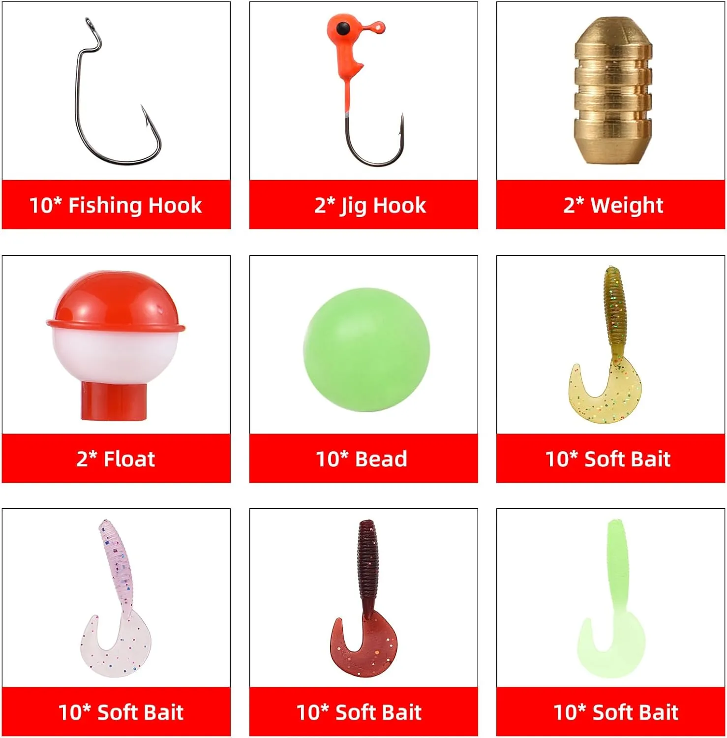 Kids Fishing Pole Telescopic Fishing Rod and Reel Combo Kit with Fishing Lures Fishing Lines Fishing Hooks