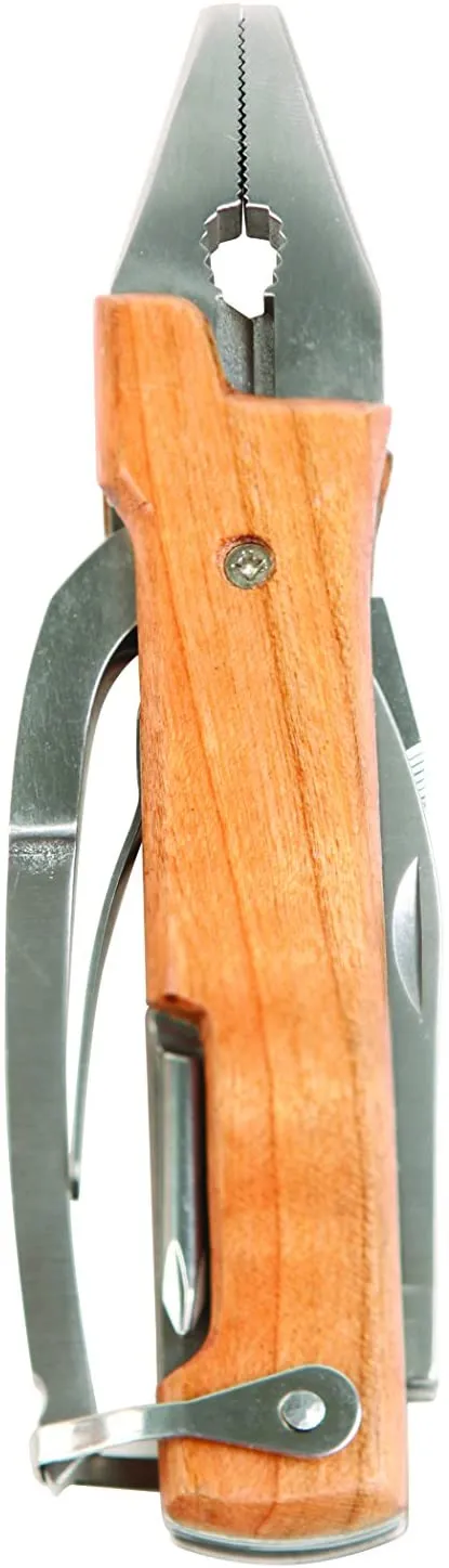 Kikkerland - Wood Plier Multi-Tool