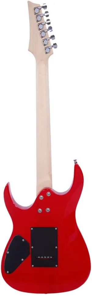 Ktaxon Full-Size Electric Guitar, Solid Body HSH Pickups 170 Guitars Beginner Kit with Gig Bag, Shoulder Strap, Tremolo Arm, Cable, Picks All Accessories (Red)