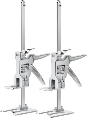Labor Saving Arm Jack 2 Pack, Hand Lifting Jack Tool, Multi-Function Height Adjustment Device, for Installing Doors, Windows, Cabinets, Woodworking, Lifting Furniture