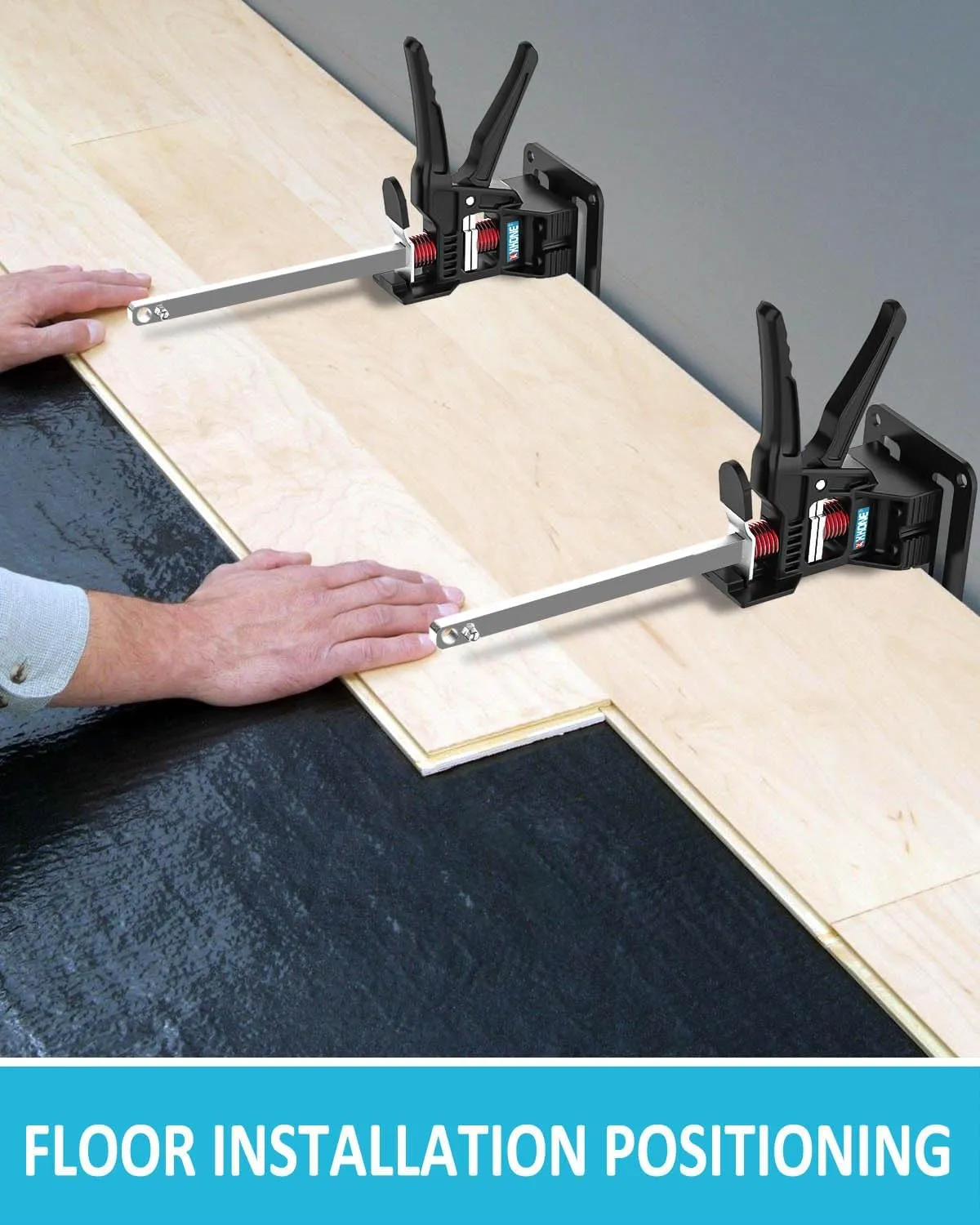 Labor Saving Arm Jack(2 Pcs),Multi-Function Height Adjustment Lifting Device with Storage Case,Suitable for Door Panel Lifting,Wall Tile Locator,Cabinet Jack and Board Lifter etc.