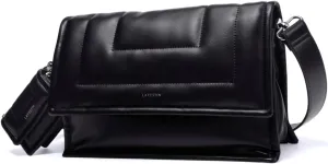 LAFESTIN PU Leather Shoulder Purses For Women With Mini Purse, Large Satchel Bags Adjustable Strap Women's Crossbody Handbags