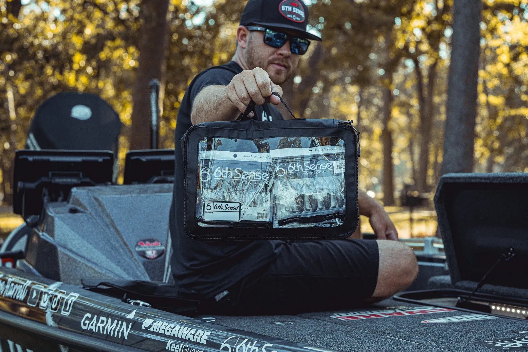 Large Bait View Tackle Bag - Black