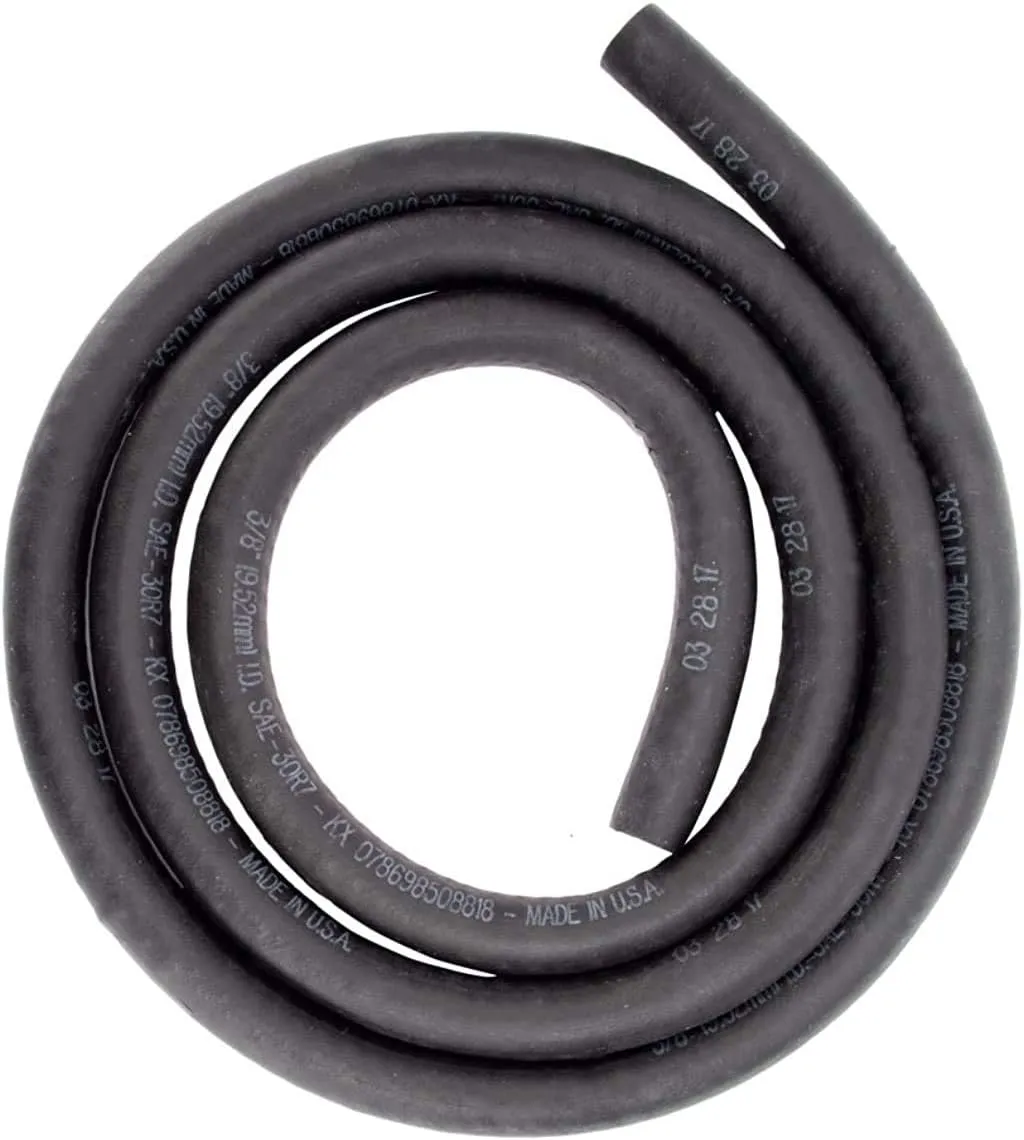 LDR Industries 516 F385 3/8 in. x 5/8 in. Fuel Hose, 3/8-Inch ID, Black, 5 Feet