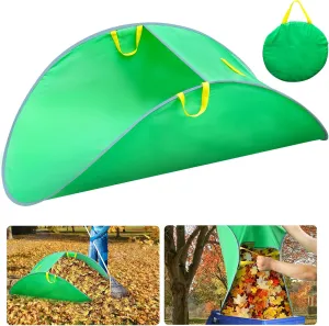 Leaf Collector, Foldable Leaf Bags, Portable Pop Up Lawn and Leaf Collector, Patent Number D1005635, ​​​Reusable Yard Garden Bags for Leaves Lawn Trash
