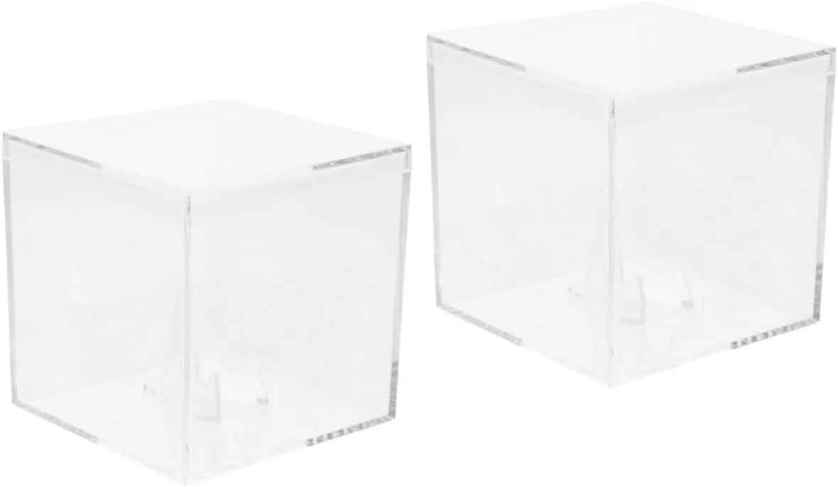 LIFKOME Box Acrylic Guitar Pick Storage Box Durable Display Case for Guitar Picks From Scratches Vibration for Travel Concerts Organizes