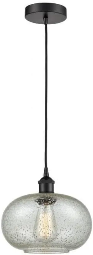 Lighting Gorham - 1 Light Cord Hung Mini Pendant in Industrial Style-10.75 Inches Tall and 9.5 Inches Wide-Matte Black Finish-Mic