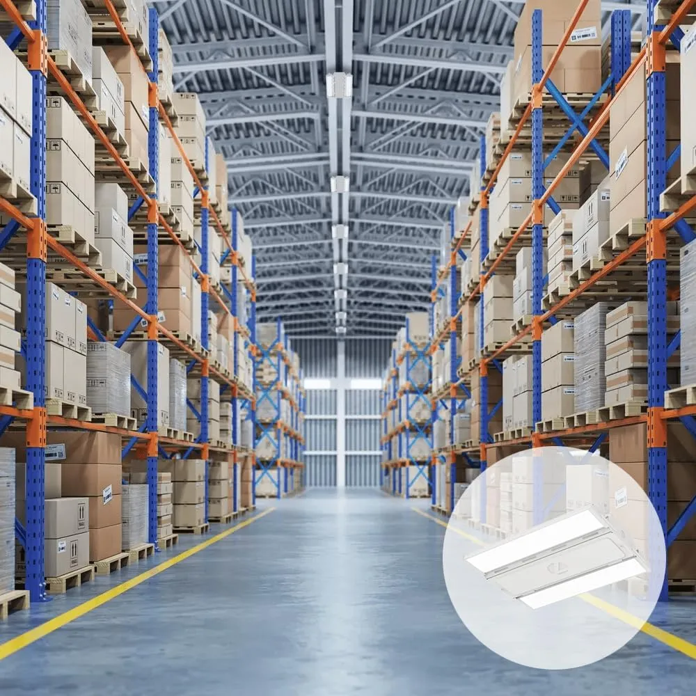 Lithonia Lighting Compact Pro LED High Bay Light, Ceiling Lighting Fixture, 18,000 Lumens, 4000K Cool White, Dimmable LED Work Light for Garage and Warehouse, MVOLT 120-277V (CPHB 18LM MVOLT 40K)