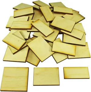 LITKO Miniature Base Set | Compatible with DBX Rules | Wargames | Role-Playing Games | Laser-Cut 3mm Plywood | 20x40mm | 30x40mm | 40x40mm (60 Pack DBX)